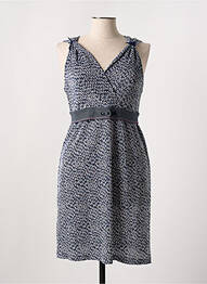 Robe courte sans manche sans manche bleu LO! LES FILLES femme