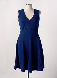 Robe mi-longue sans manche sans manche bleu FILLE A SUIVRE femme