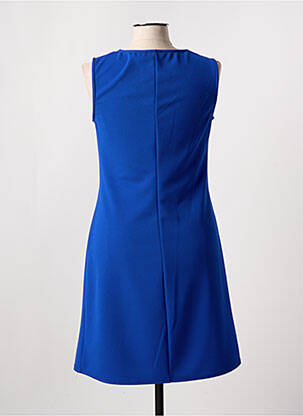 Robe mi-longue sans manche sans manche bleu ROMEO POUR JULIETTE femme