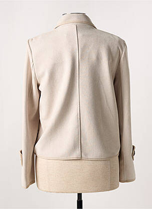 Manteau court poches sans capuche beige FEMMES JE VOUS AIME femme