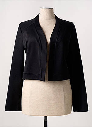 Veste chic tissage crêpe noir MOKA'S femme