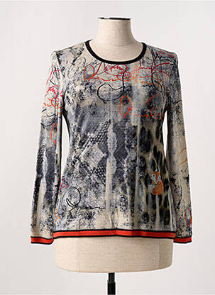 T-shirt manches longues manches longues beige FILIPINE LAHOYA femme