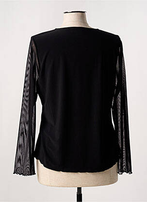 T-shirt manches longues manches longues noir JEAN DELFIN femme