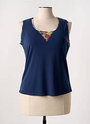 Débardeur bleu JEAN DELFIN pour femme seconde vue