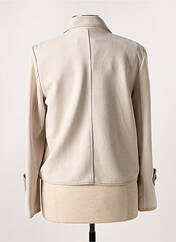 Manteau court beige FEMMES JE VOUS AIME pour femme seconde vue