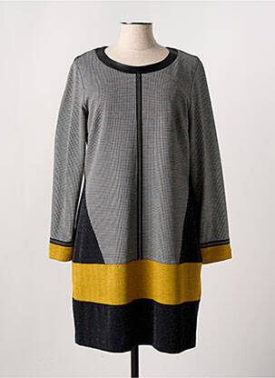 Robe mi-longue noir DIVAS pour femme