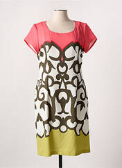 Robe mi-longue rose DIVAS pour femme seconde vue