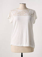 T-shirt beige LEO & UGO pour femme seconde vue