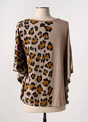 T-shirt marron LEO & UGO pour femme seconde vue