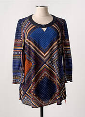 Tunique manches longues bleu JEAN DELFIN pour femme seconde vue