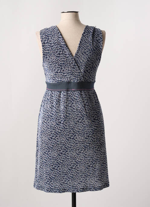 Robe courte sans manche sans manche bleu LO! LES FILLES femme