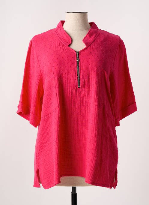 Blouse rose HALOGENE pour femme
