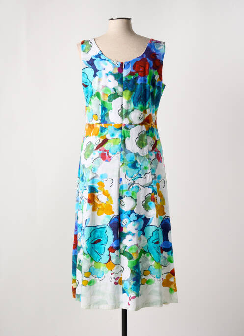 Robe mi-longue bleu DOLCEZZA pour femme