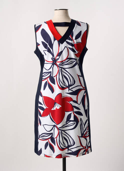 Robe mi-longue bleu DOLCEZZA pour femme