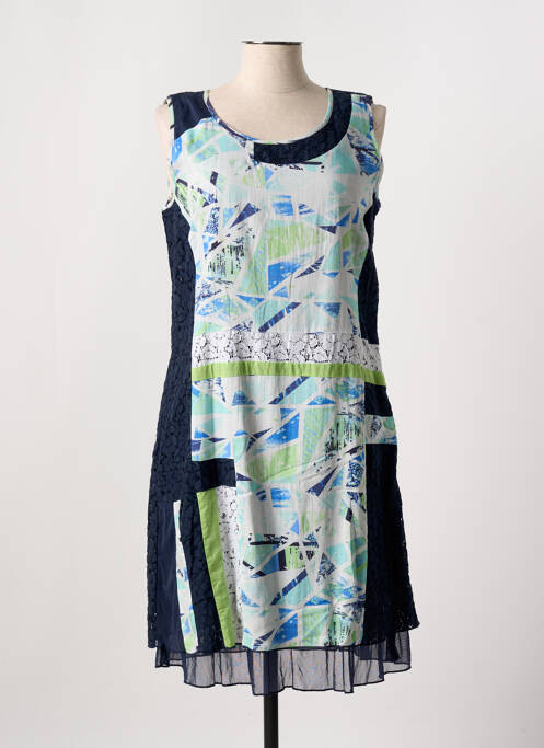 Robe mi-longue bleu FIGURE LIBRE pour femme