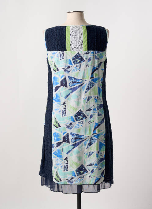 Robe mi-longue bleu FIGURE LIBRE pour femme