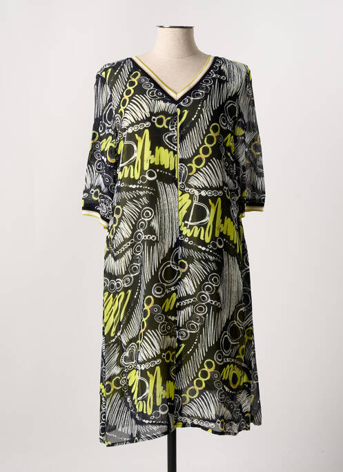 Robe mi-longue vert DIVAS pour femme