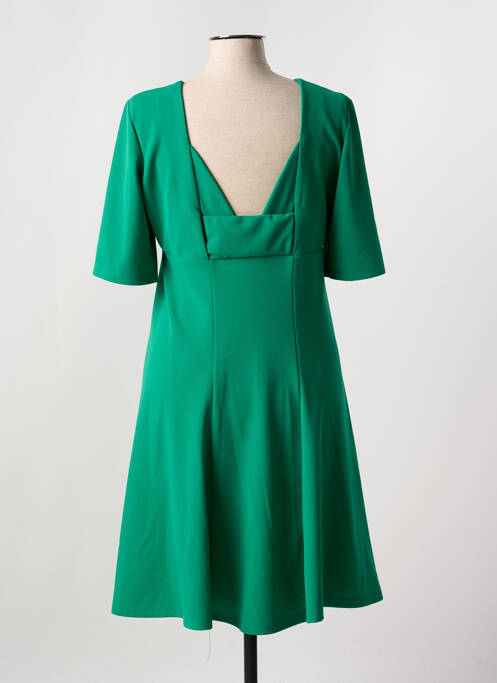 Robe mi-longue vert MISS SIDECAR pour femme