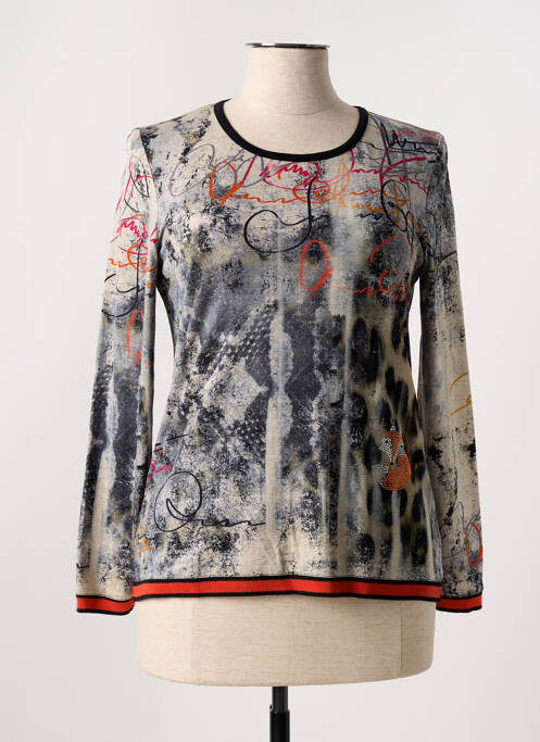 T-shirt beige FILIPINE LAHOYA pour femme