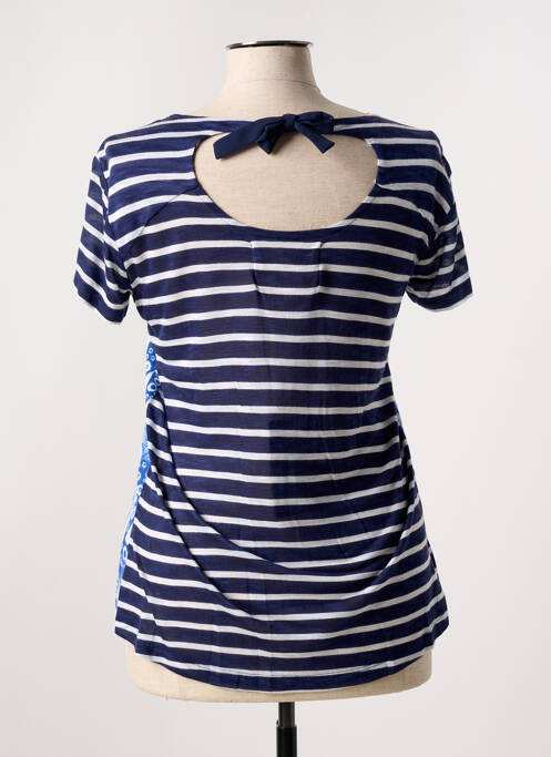 T-shirt bleu MISS SIDECAR pour femme