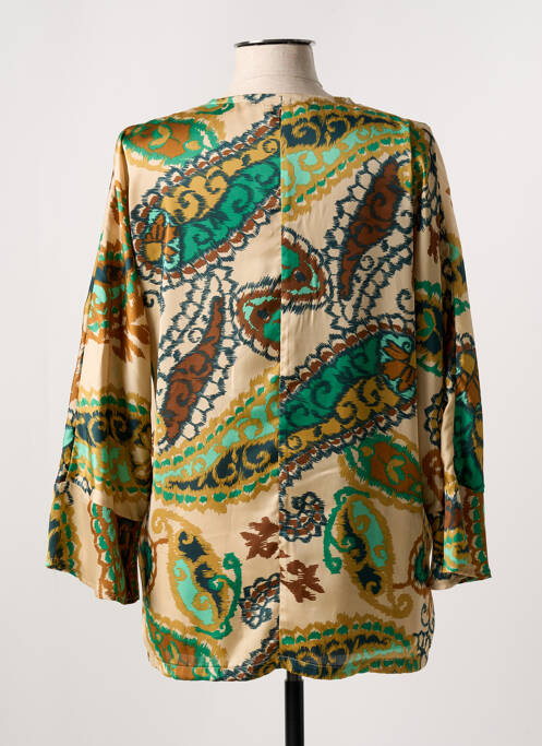 Tunique manches longues beige KAKIE pour femme