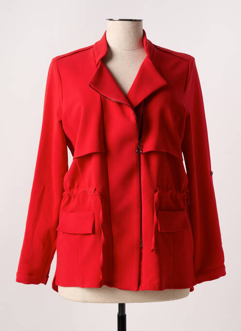 Veste casual rouge FEMMES JE VOUS AIME pour femme