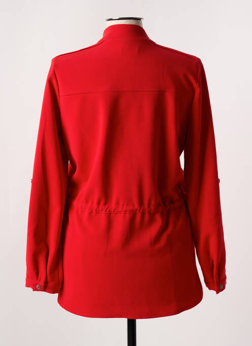Veste casual rouge FEMMES JE VOUS AIME pour femme