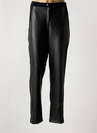 Pantalon slim taille élastique taille normale noir JEAN DELFIN femme