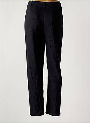 Pantalon droit tissage crêpe taille haute noir KOKOMARINA femme