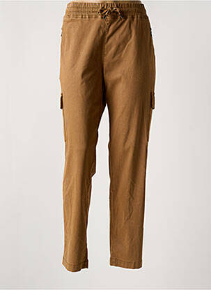 Pantalon cargo slim taille normale marron DOLCEZZA femme