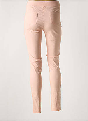 Jegging tissage popeline taille normale rose FEMMES JE VOUS AIME femme