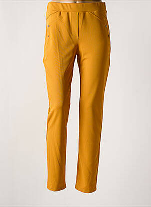 Jegging taille normale taille normale jaune HALOGENE femme