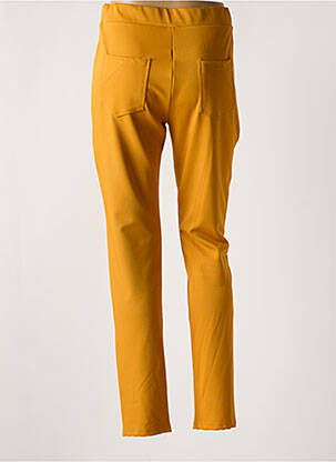 Jegging taille normale taille normale jaune HALOGENE femme