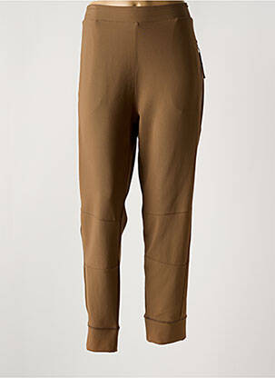 Jegging stretch taille normale marron DOLCEZZA femme