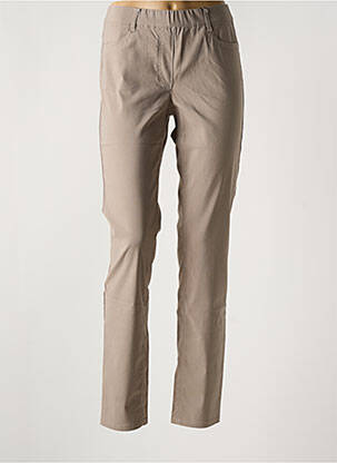 Jegging tissage popeline taille normale gris STARK femme