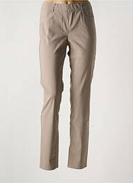 Jegging tissage popeline taille normale gris STARK femme