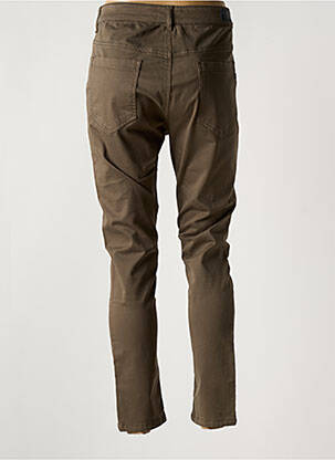 Pantalon 7/8 stretch taille normale vert CARLA KOPS femme