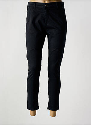 Pantalon 7/8 stretch taille normale noir CARLA KOPS femme