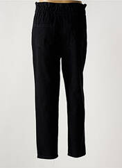 Jeans coupe droite noir LEO & UGO pour femme seconde vue