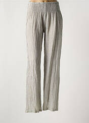 Pantalon droit gris MARILU pour femme seconde vue