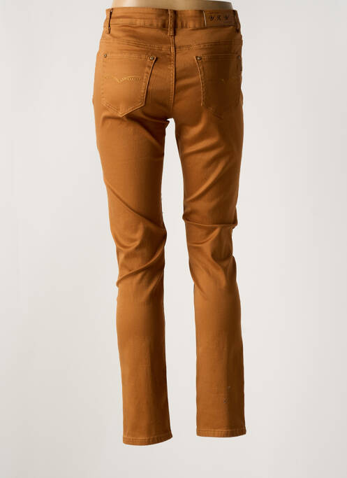 Jeans coupe slim jaune YZY femme