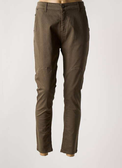 Pantalon 7/8 vert CARLA KOPS pour femme