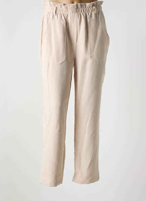 Pantalon droit beige AN' GE pour femme