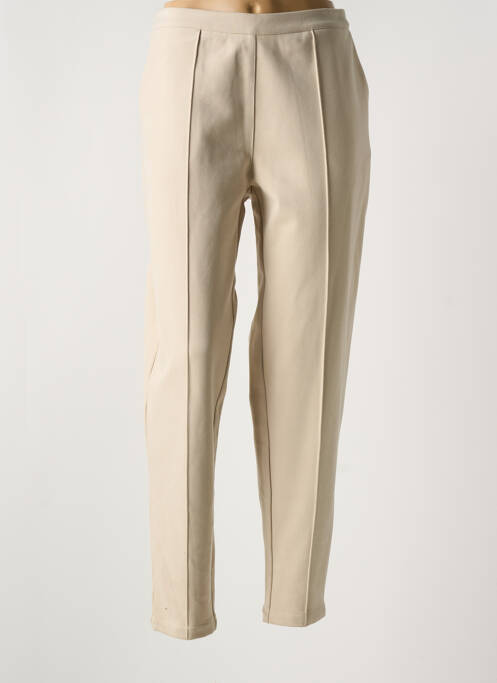 Pantalon droit beige KOKOMARINA pour femme