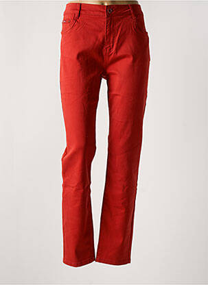 Pantalon slim poches orange YZY femme
