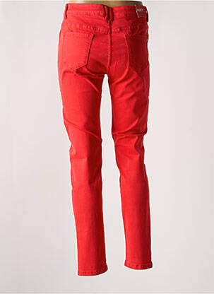 Pantalon slim poches rouge NORFY femme
