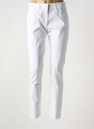 Pantalon slim poches blanc ZERRES femme