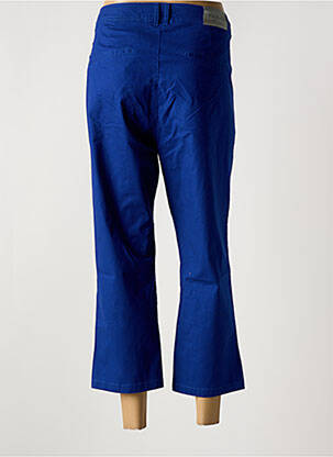 Pantacourt coupe droite bleu MAE MAHE femme