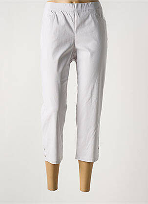 Pantacourt coupe droite taille normale gris STARK femme