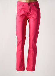 Pantalon slim rose JEAN DELFIN pour femme seconde vue